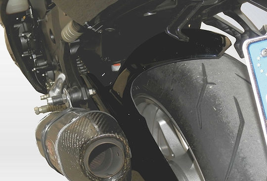 Moto Discovery Motorcycle Rear Wheel Fender for Kawasaki ZZR 1400 Black 1pcs