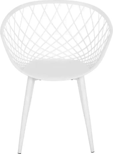 Ariadne Stühle Speisesaal White 4Stück 62x54x81cm