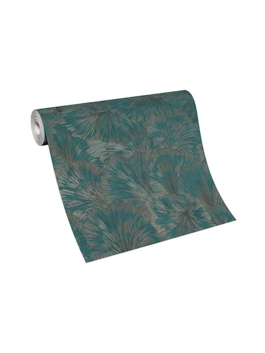 Wallpaper Wallpaper Floral Petrol Copper 1037319 530x1000cm