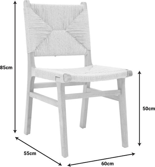 Arten Dining Room Wooden Chair Natural Shade 60x55x85cm
