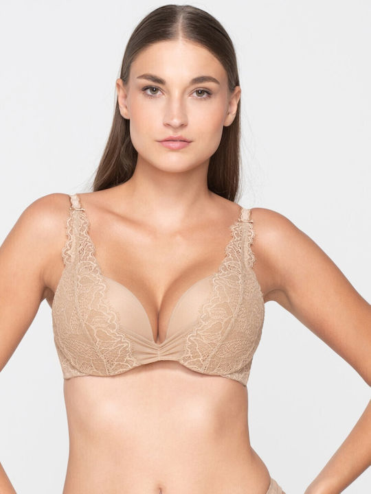 Orchidea Push Up Bra Beige