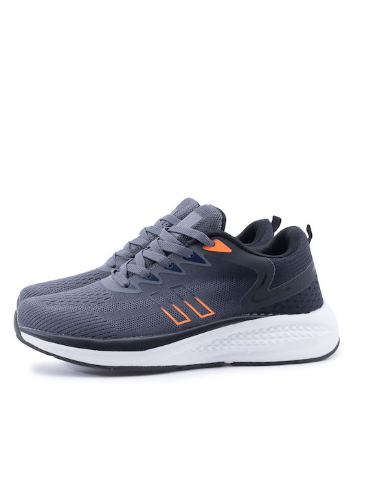 Love4shoes Herren Sneakers Grau