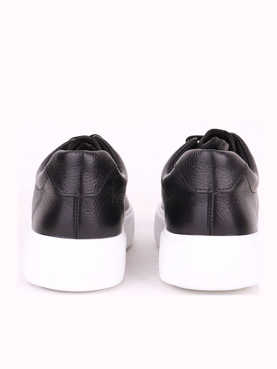Damen Flatforms Sneakers BLACK