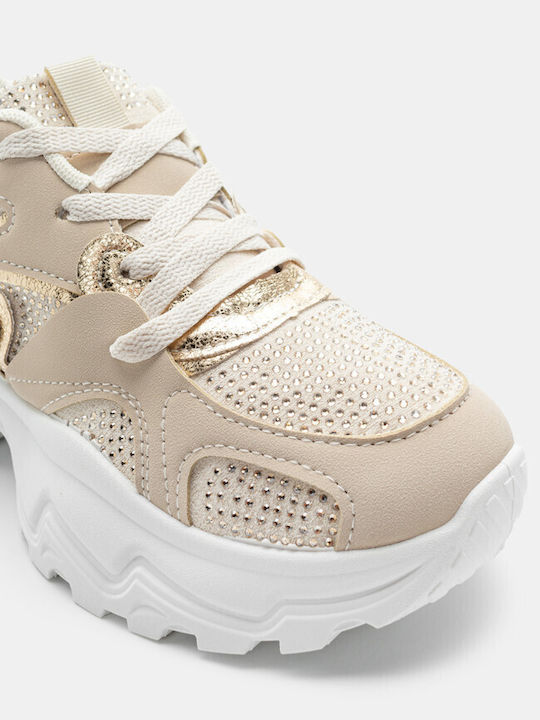 Luigi Damen Chunky Sneakers Beige