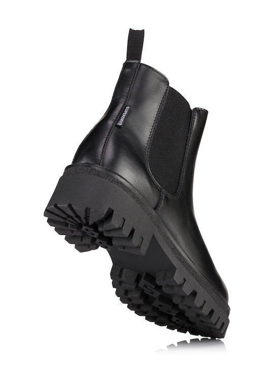 Leather Women's Chelsea Boots Black