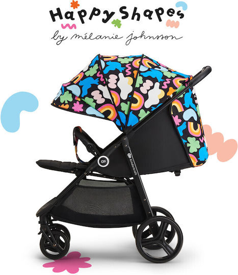 Kinderkraft Grande Plus Baby Stroller Suitable for Newborn Happy Shapes 9.8kg