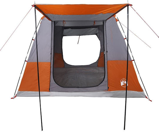 vidaXL Car Camping Tent Gray for 4 People 314x314x240cm