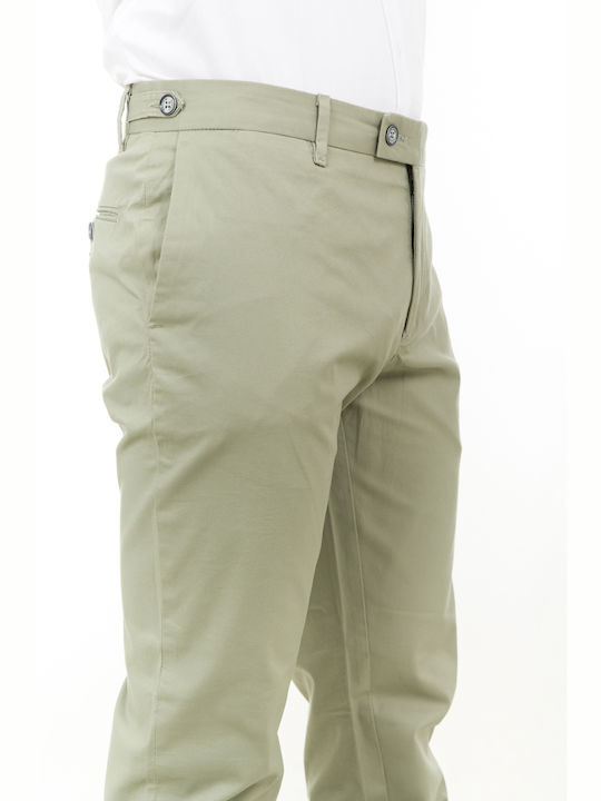 Artisti Italiani Herrenhose Chino Oil Green