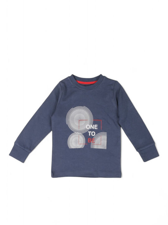 Biorganic Kids' Pajamas Winter Dark Blue