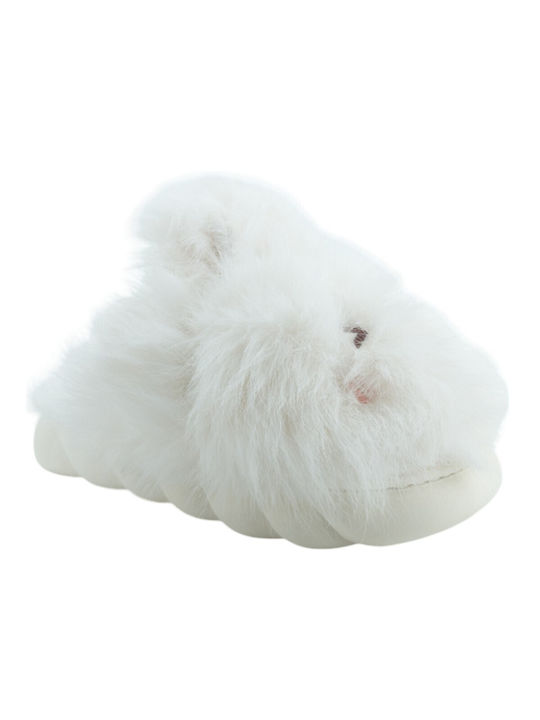 Plato Winter Women's Slippers in White color