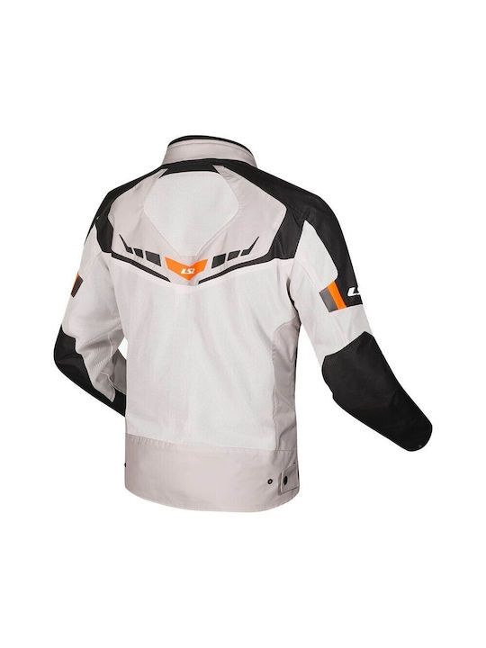 LS2 Sommer Herren Motorradjacke Gray