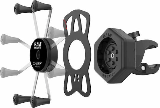 RAM Mount Стойка Мобилен телефон Мотоциклет с регулируемо рамо за на волана