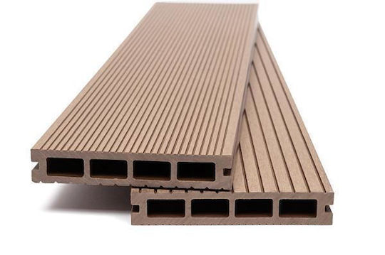 Newplan Deck Περίφραξης Κήπου από WPC 2.5x14.6x360εκ.