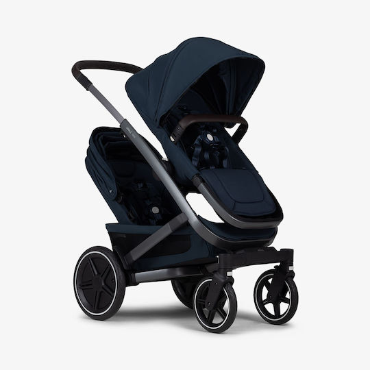 Joolz Geo3 Twin Ρυθμιζόμενο Καρότσι για Δίδυμα Kατάλληλο για Nεογέννητο Navy Μπλε 18.9kg