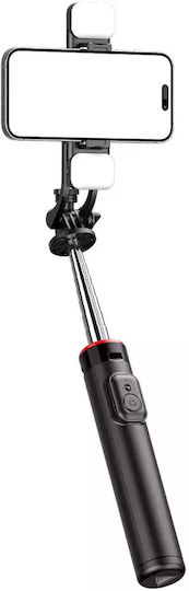 Hurtel Selfie-Stick mit Bluetooth / Fernsteuerung Schwarz