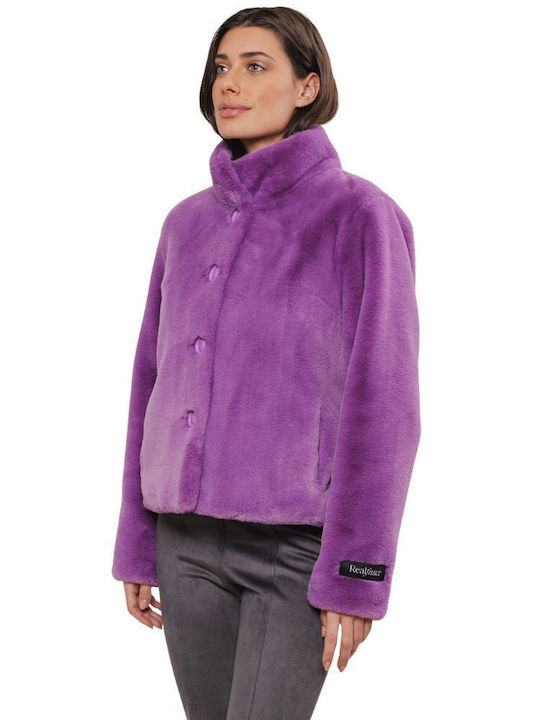 Rino&Pelle Women's Short Lifestyle Jacket for Winter Orchid