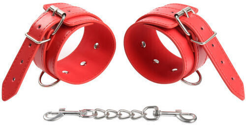 Naughty Toys Χειροπέδες σε Κόκκινο Χρώμα