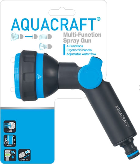 Aquacraft Ergonomic Πολλαπλών Ψεκασμών Ποτισμα Πιστόλι Νερού