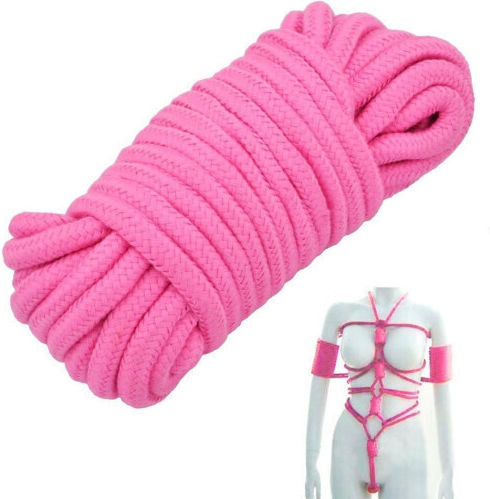 Naughty Toys Σχοινί Δεσίματος σε Ροζ Χρώμα