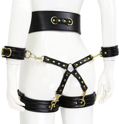 Naughty Toys BDSM Kit in Schwarz Farbe 6Stück