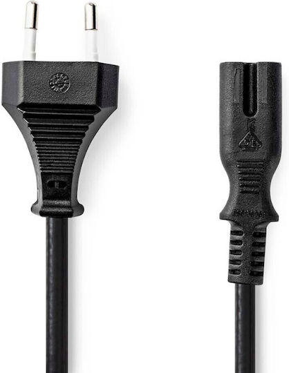 Nedis Euro - IEC C7 Cable 2m Μαύρο PCGP11040BK20