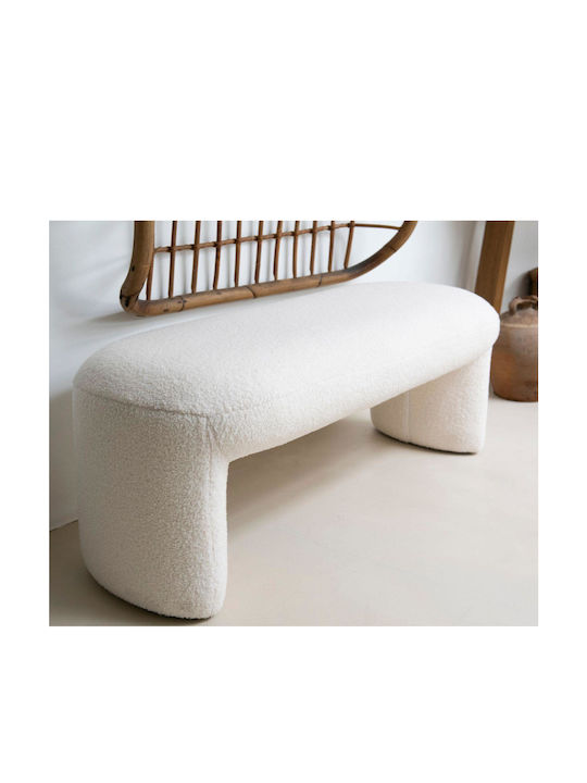 Andrea House Bench Fabric Boucle 110cm