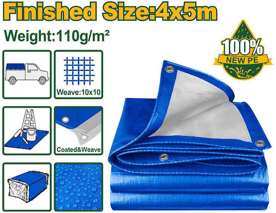 Jadever Jdtq1845 Waterproof Tarpaulin 5x4m.