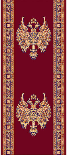 Isexan Atlantis 1000 - Orthodoxia Църковен килим кръгъл Red с диаметър 100εκ. 40-1010-1000
