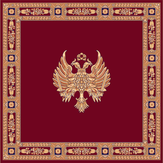 Isexan Atlantis 1000 - Orthodoxia Църковен килим кръгъл Red с диаметър 100εκ. 40-1010-1000