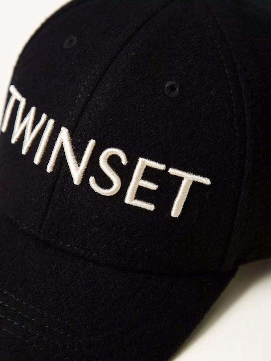 Twinset Παιδικό Καπέλο Jockey Υφασμάτινο Μαύρο