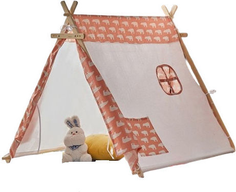 Herokids Детски шатър Индийски House Розов
