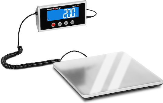 Postal Platform Scale Packages 275x275mm Power Supply + Batteries 200kg 100g