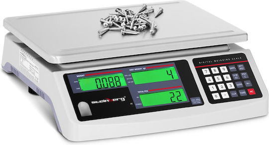 Gewerbliche LCD-Waage 30,5 x 22 cm 30 kg 1 g