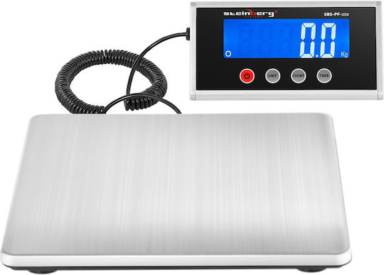 Postal Platform Scale Packages 275x275mm Power Supply + Batteries 200kg 100g