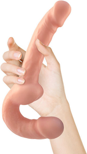 Fără bretele Strap On cu Dildo în Culoare Violet