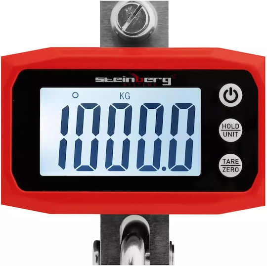 Висяща складова везна LCD 1000 кг 100 г