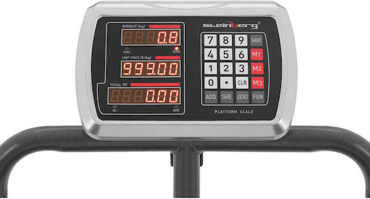 Industrial Platform Scale On Wheels 600 Kg 100 G Lcd