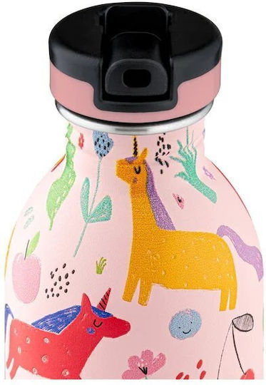 24bottles Kids Urban Bottle Ανοξείδωτο Μπουκάλι 0.25lt Magic Friends