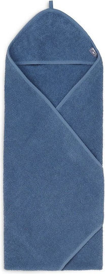 Jollein Детски Халат-Шапка Худи Jeans Син 75x75см
