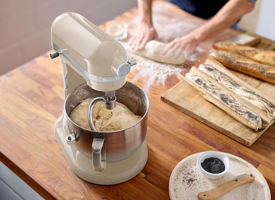 Kitchenaid Μίξερ με Inox Κάδο Μπεζ 325W