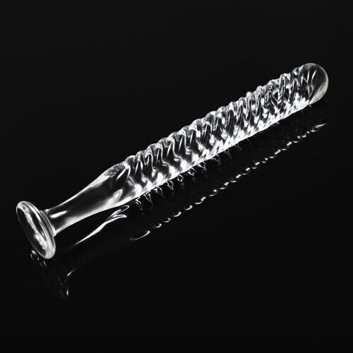Naughty Toys Стъклено дилдо Прозрачен 20см