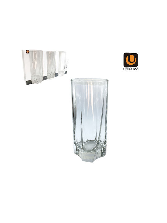 Uniglass Shine Pahar pentru apa din Sticlă 360ml 91706