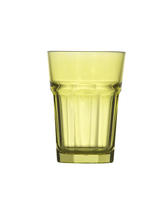 Uniglass Marocco Glass Water made of Glass in Green Color 350ml 51031CF03