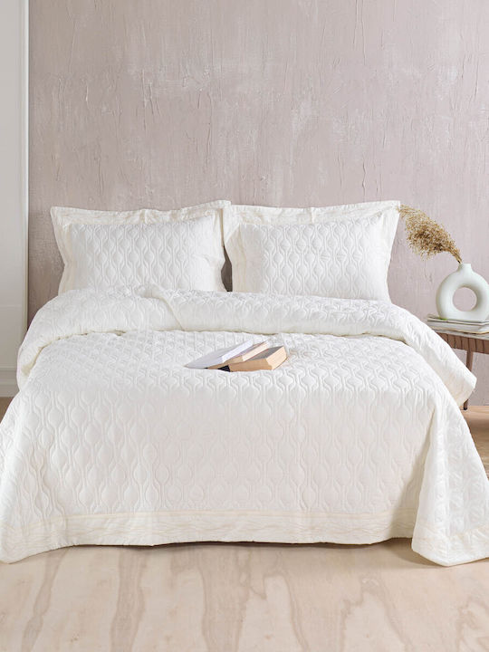 Rythmos Erynn Set Brautschutzdecke Übergröße mit 2 Kissenbezügen 235x250cm