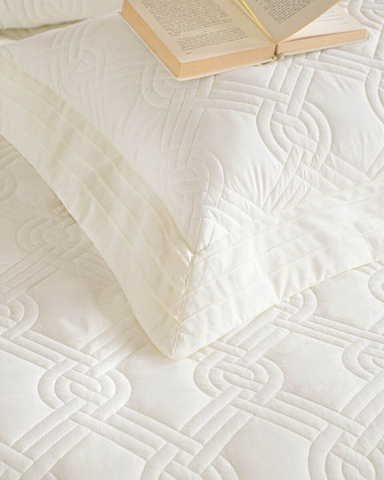Rythmos Reina Σετ Νυφικό Κουβερλί 7τμχ 235x250cm
