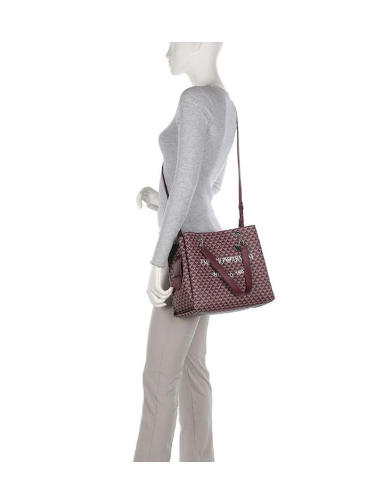 Emporio Armani Women's Bag Tote Hand Burgundy