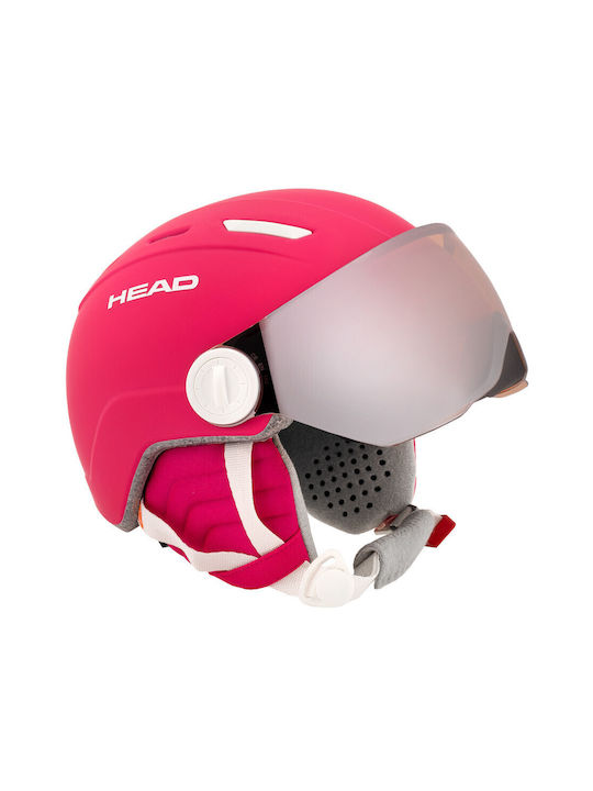 Head Maja Visor Kinder Ski & Snowboard Helm in Rosa Farbe