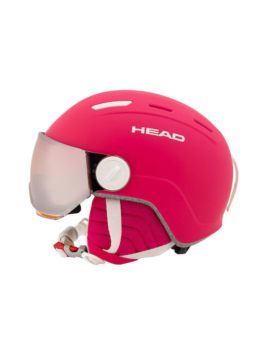 Head Maja Visor Kinder Ski & Snowboard Helm in Rosa Farbe