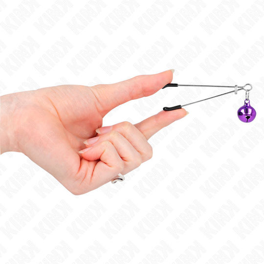 Kink Nipple Clamps in Purple Color