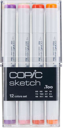 Copic Sketch 12 Colours Set B